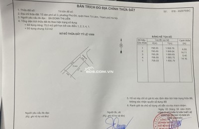 Bán đất thổ cư chính chủ